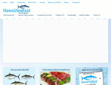 Tablet Screenshot of hawaii-seafood.org